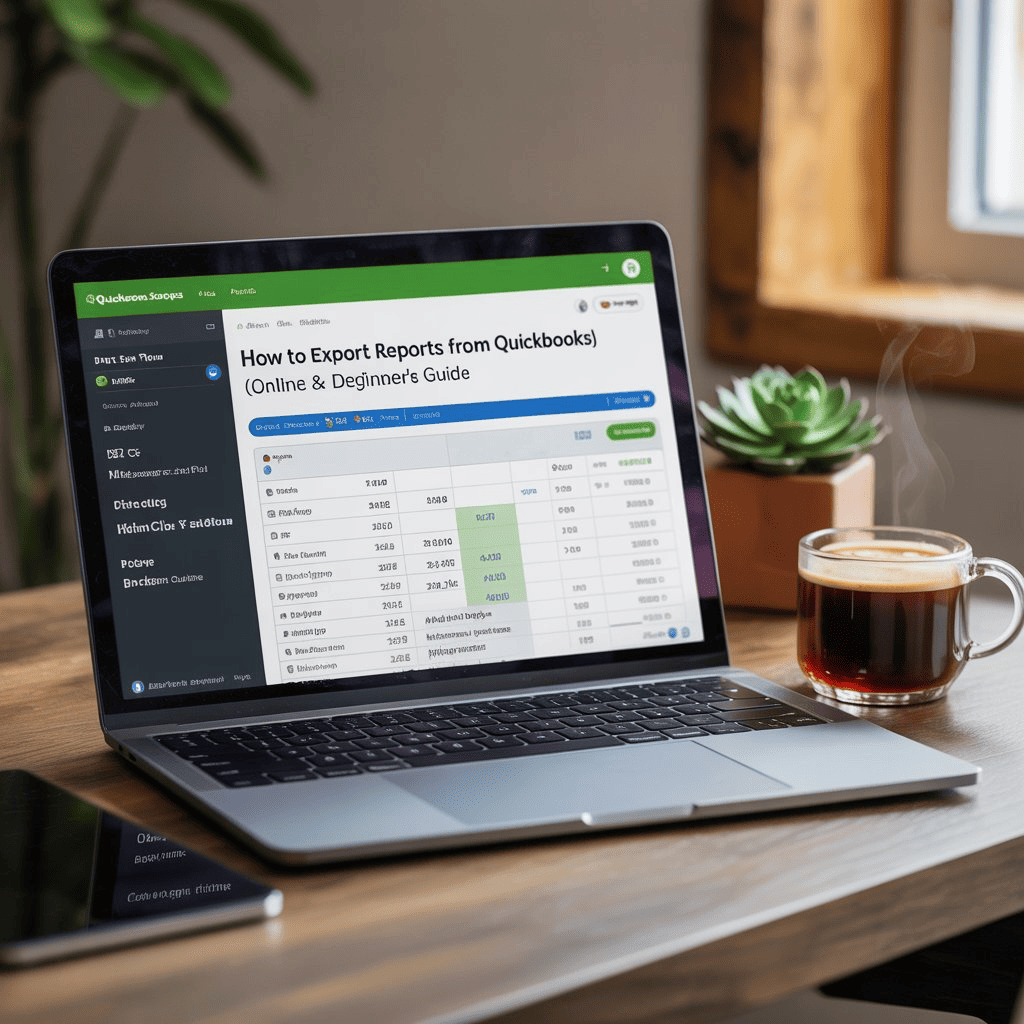 Export reports from QuickBooks Online and Desktop